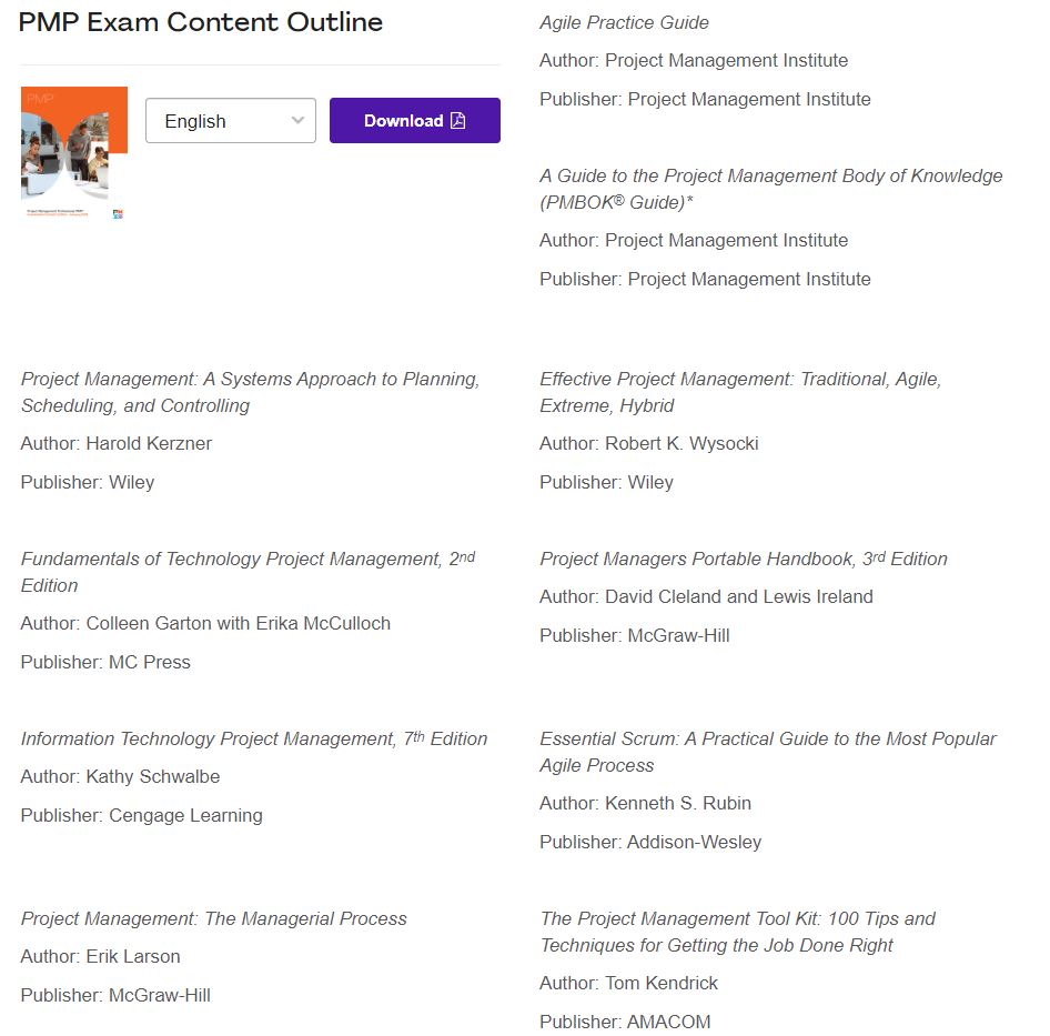 pmp-exam-reference-list pmbok 6th vs 7th edition