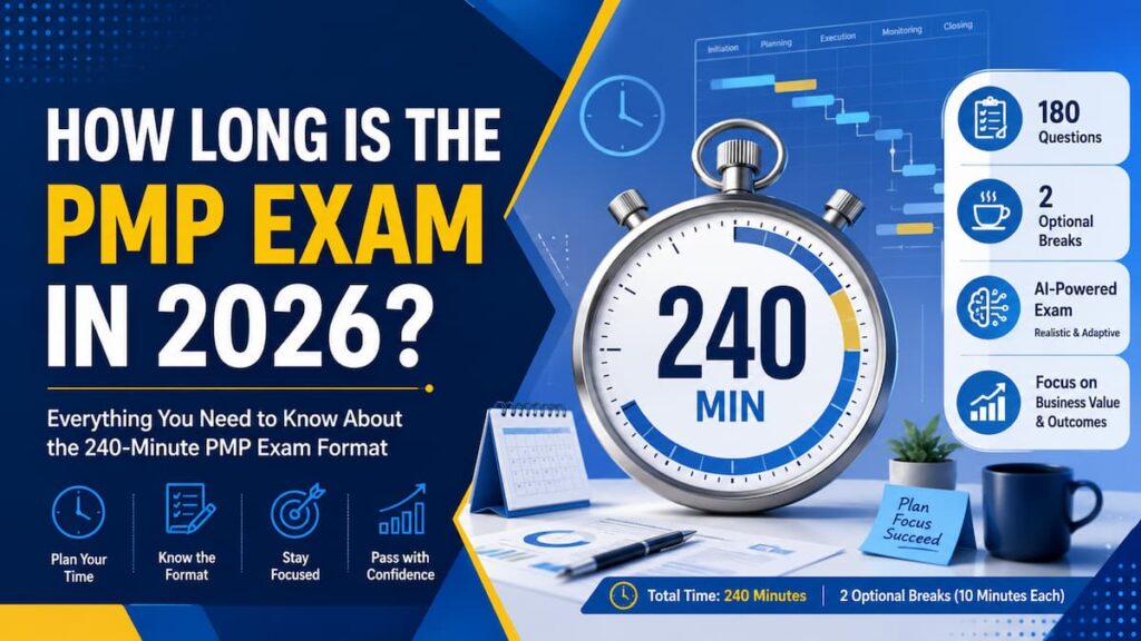 How Long Is the PMP Exam Now? Full Breakdown of the 2026 Timing, Breaks, and Question Patterns
